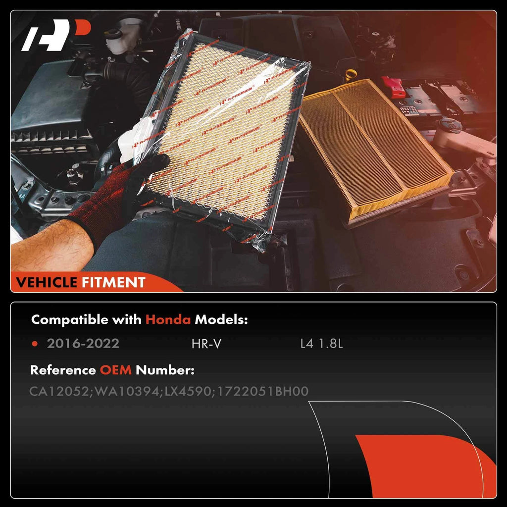 2X Engine Air Filter for Honda HR-V (2016-2022)