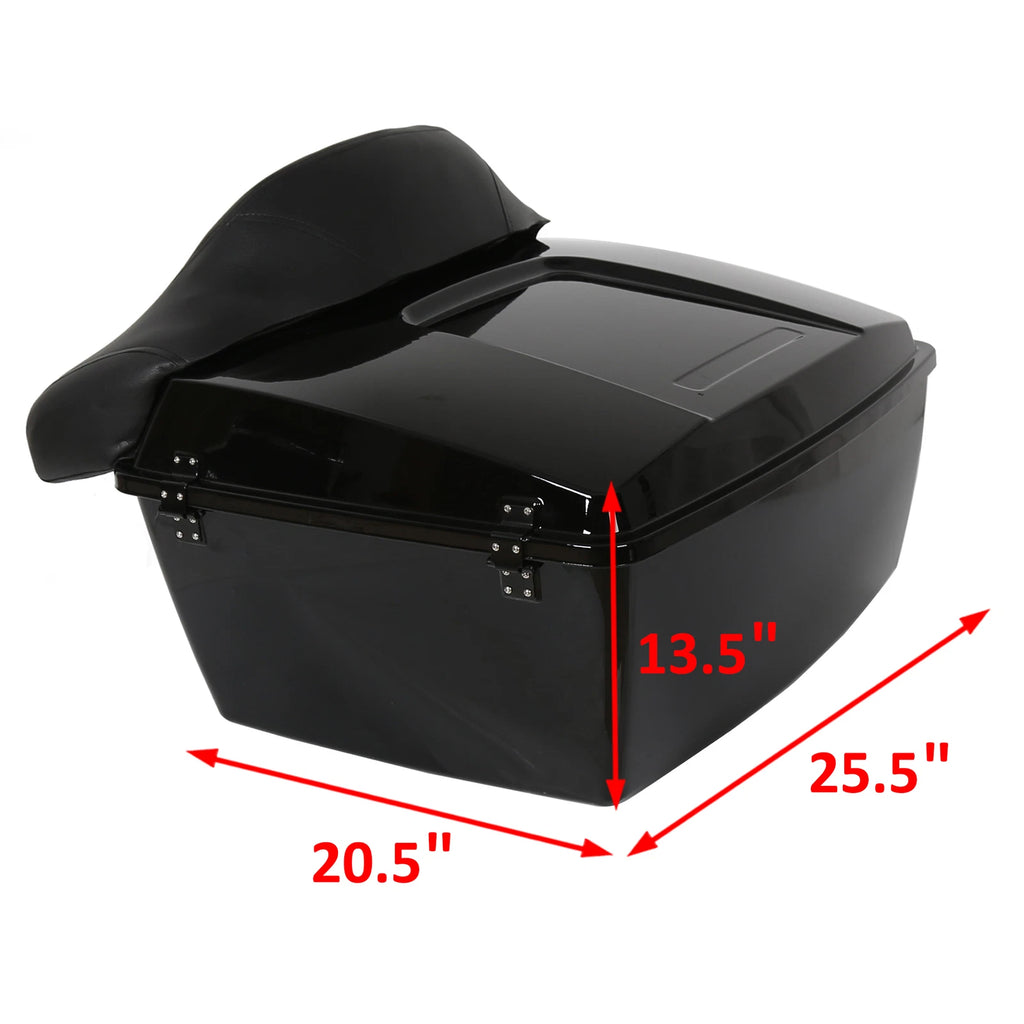 Trunk & Backrest for Harley Davidson Touring Street Road Glide (1997–2013)