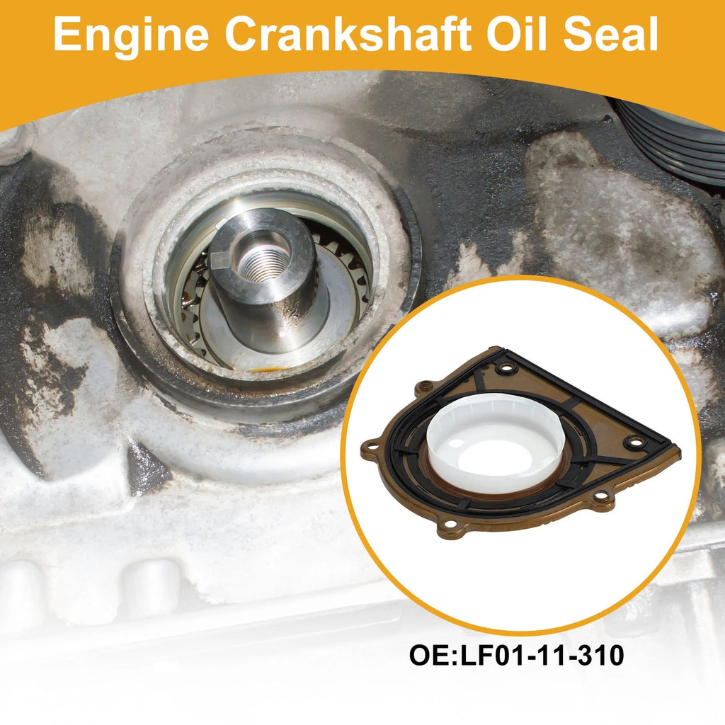 1 Pc Rear Crankshaft Oil Seal with Flange for Mazda CX-5 (2012–2017) No.LF01-11-310