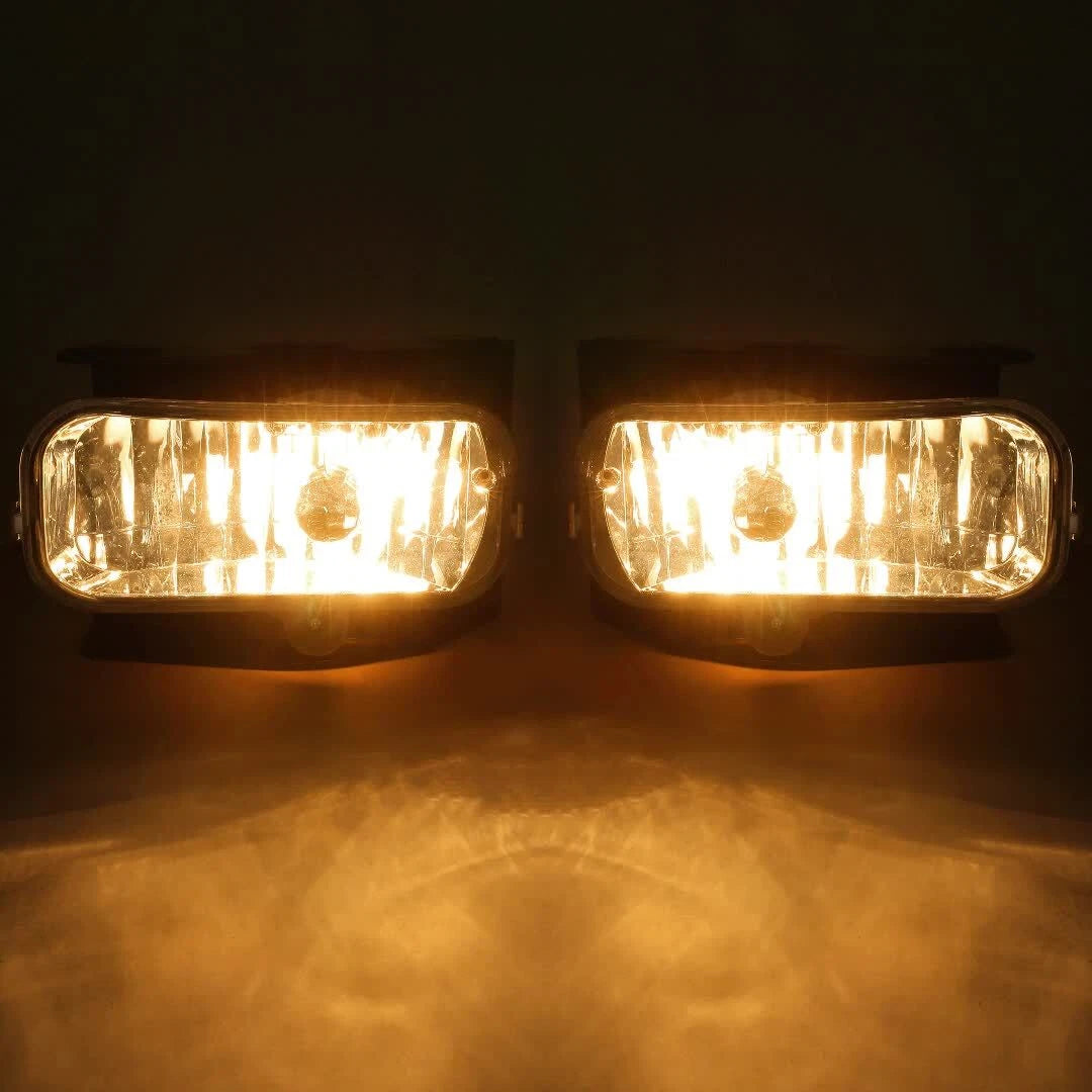 Set of 2 Clear Fog Lights for Ford F-150 F-250 (1999–2004)