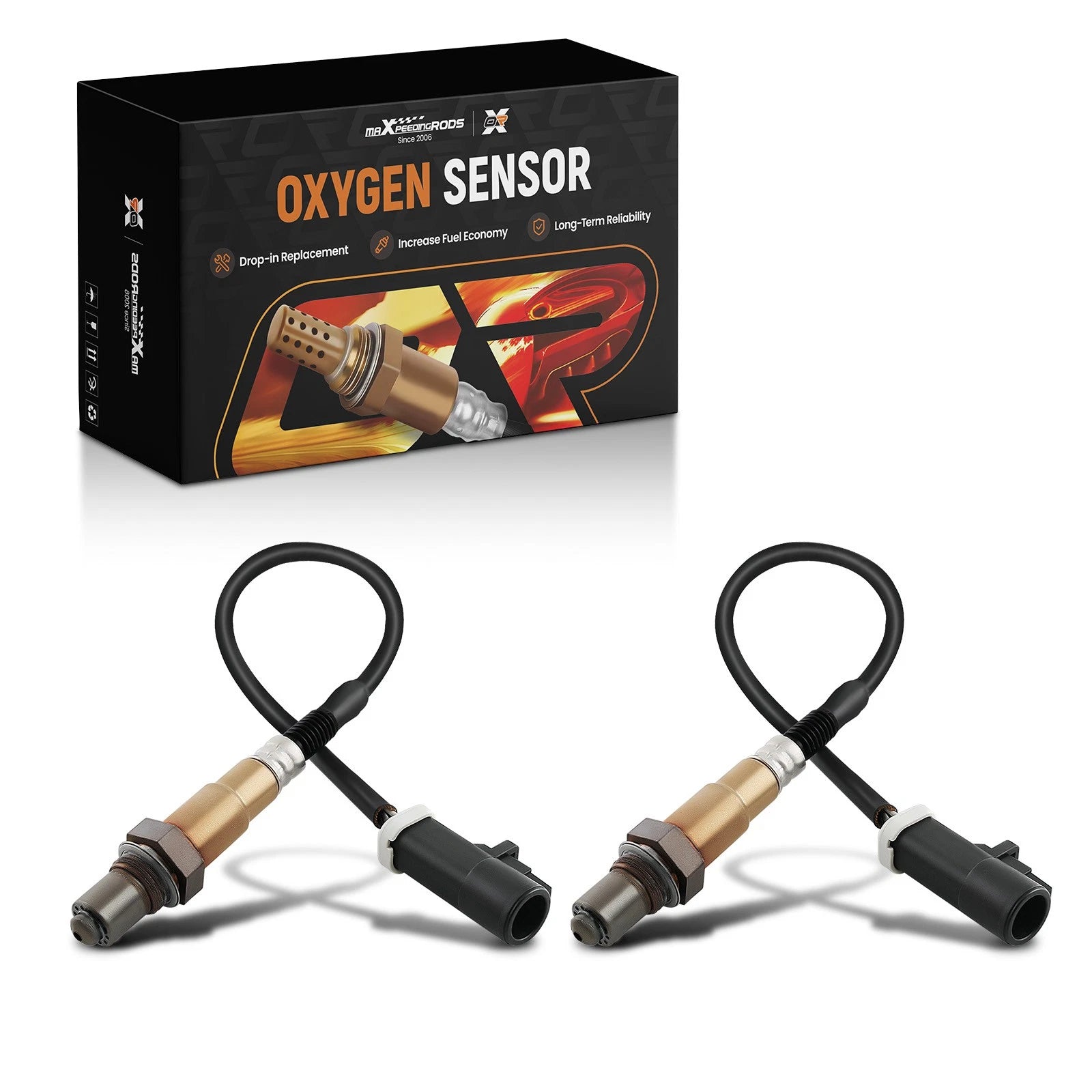 2pc Upstream O2 Sensor for Mercury Mountaineer (2004–2010)