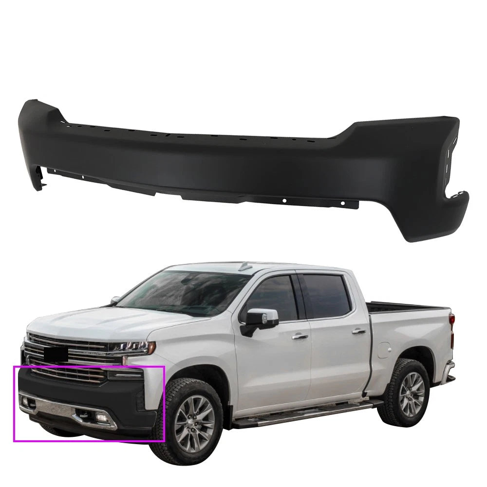 Front Bumper Bar for Chevy Silverado 1500 (2019-2021) Black