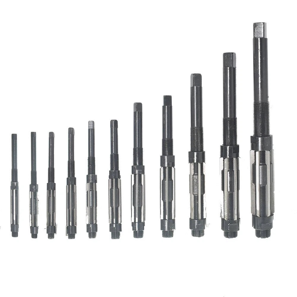 Set of 11 Adjustable Hand Reamers for Automotive Use