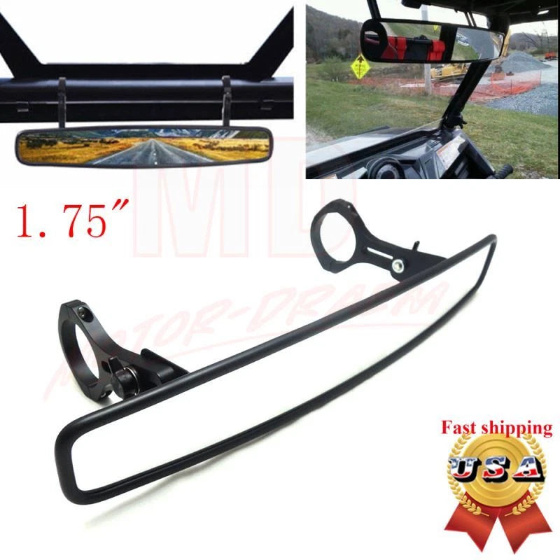 1.75" Clamp Rear View Race Mirrors for Polaris RZR800 XP900 XP1000 (2010–2023)