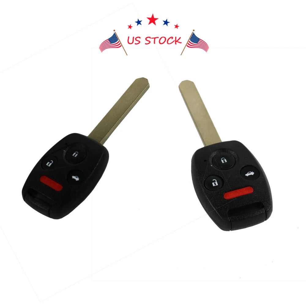 2X Remote Key Fob for Honda Civic (2006–2013)
