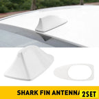 Set of 2 Shark Fin Antenna Covers for Hyundai Sonata (2014–2019) White Pearl