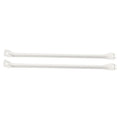 12-Inch White Metal Support Brackets for Closet Shelf