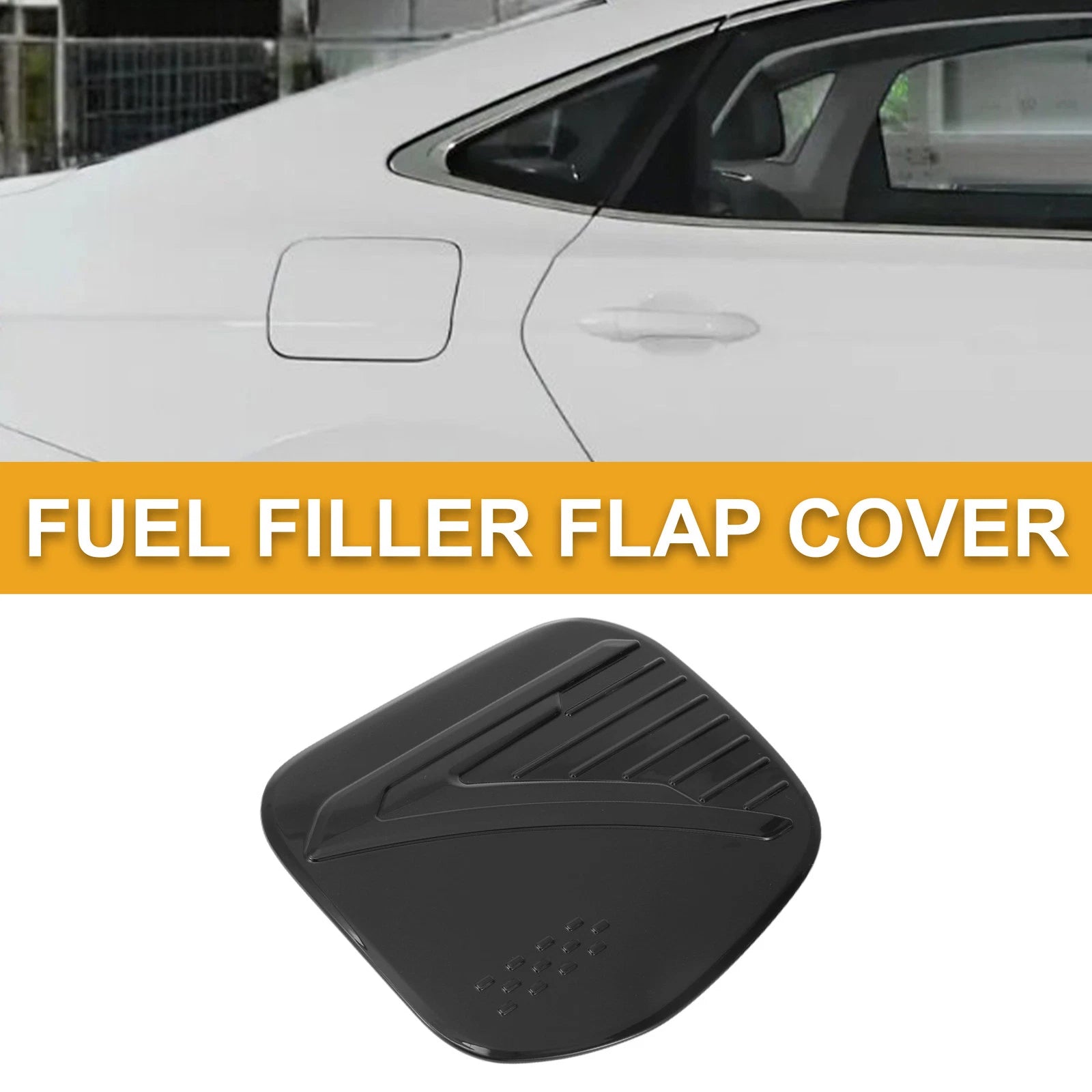 Fuel Tank Door Cap for Toyota Prius (2024–2025) Fuel Filler Flap Cover Black