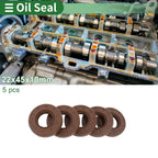 Set of 5 Oil Seals FKM Rubber 22x45x10mm for Various Models 