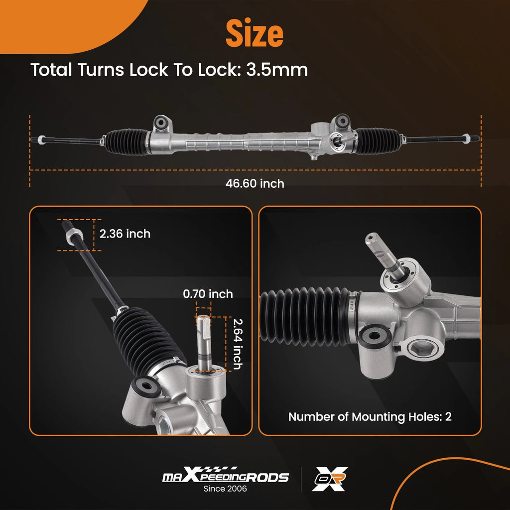 Steering Rack and Pinion for Chevrolet Malibu (2004–2012) Pontiac G6