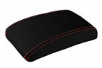 Console Lid Armrest Cover for Subaru Impreza (2000–2007) Carbon Fiber Red Stitch