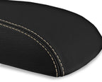 Leather Console Lid Armrest Cover for Hyundai Santa Fe (2007–2012) Beige Stitch