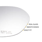 Right Side Heated White Mirror Glass for Honda Odyssey (2014–2017)