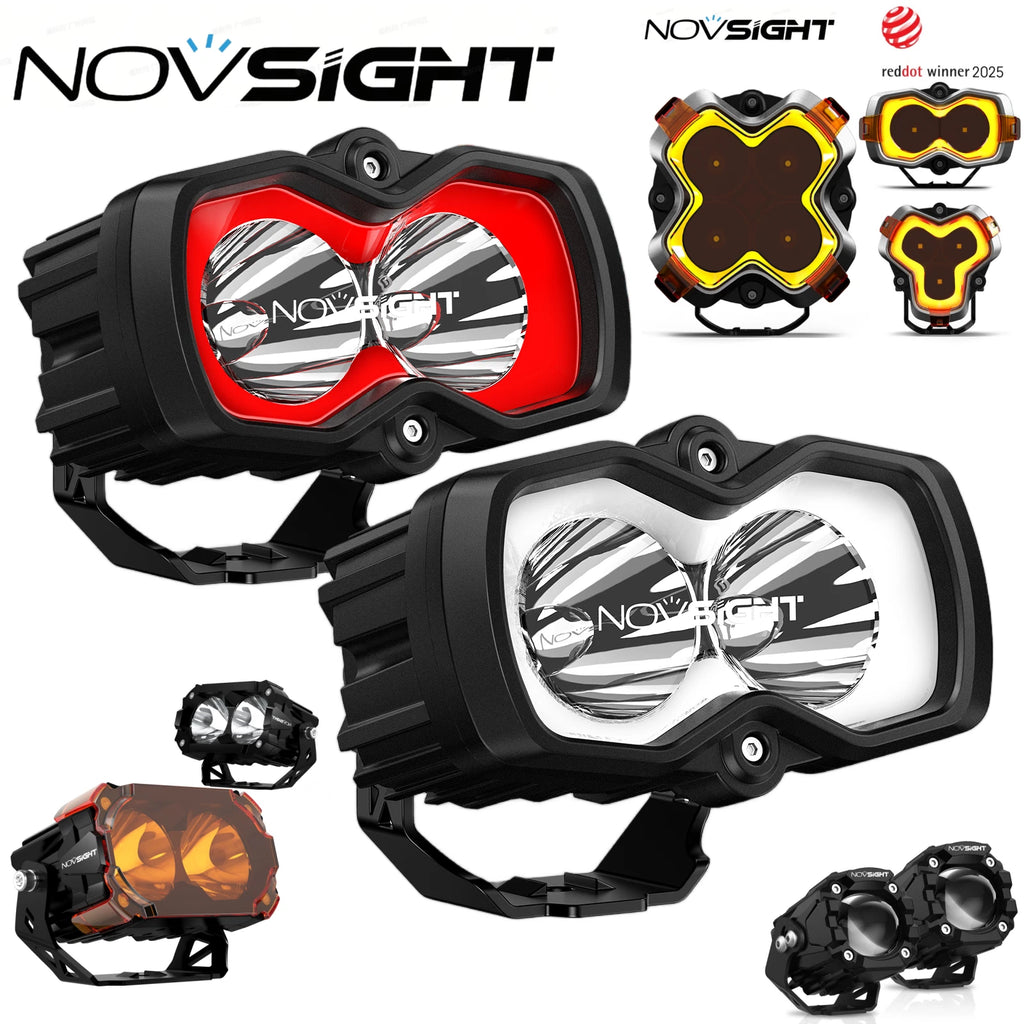 2X LED Pod Work Light Spot/Flood Beam for Jeep Truck