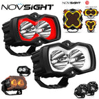 2X LED Pod Work Light Spot/Flood Beam for Jeep Truck