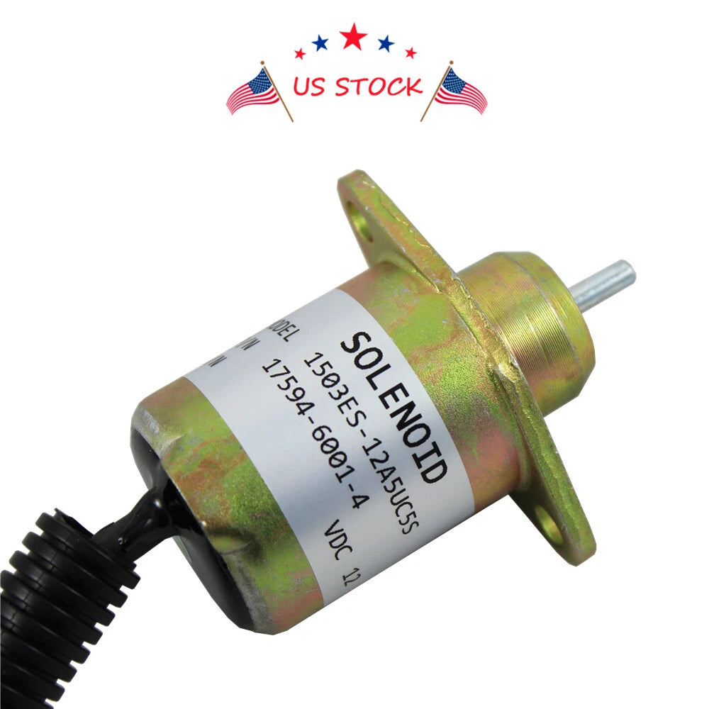 Fuel Shut Off Solenoid for Kubota Yanmar (12V)