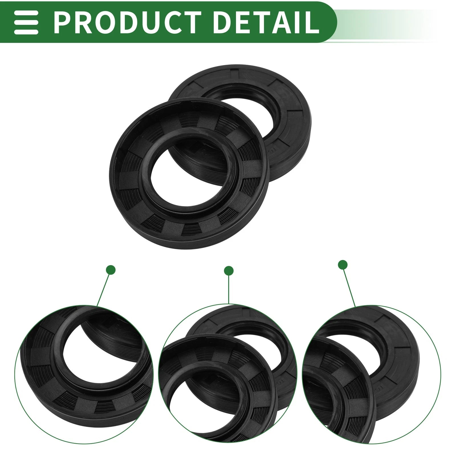 Oil Seal   - NBR Rubber 38x72x12mm