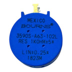 Bourns 3590S-A63-102L Multi Turn Potentiometer Knob for OEM Applications