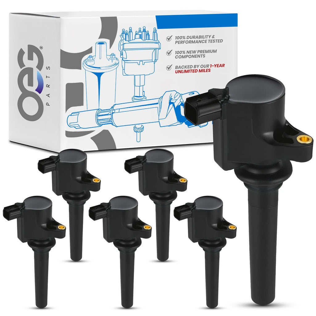 Set of 6 Ignition Coils for Ford Taurus (1999–2004)