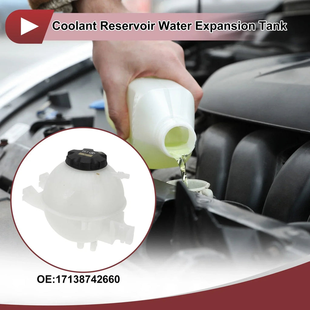 Coolant Expansion Overflow Tank with Cap for BMW X3 X4 G01