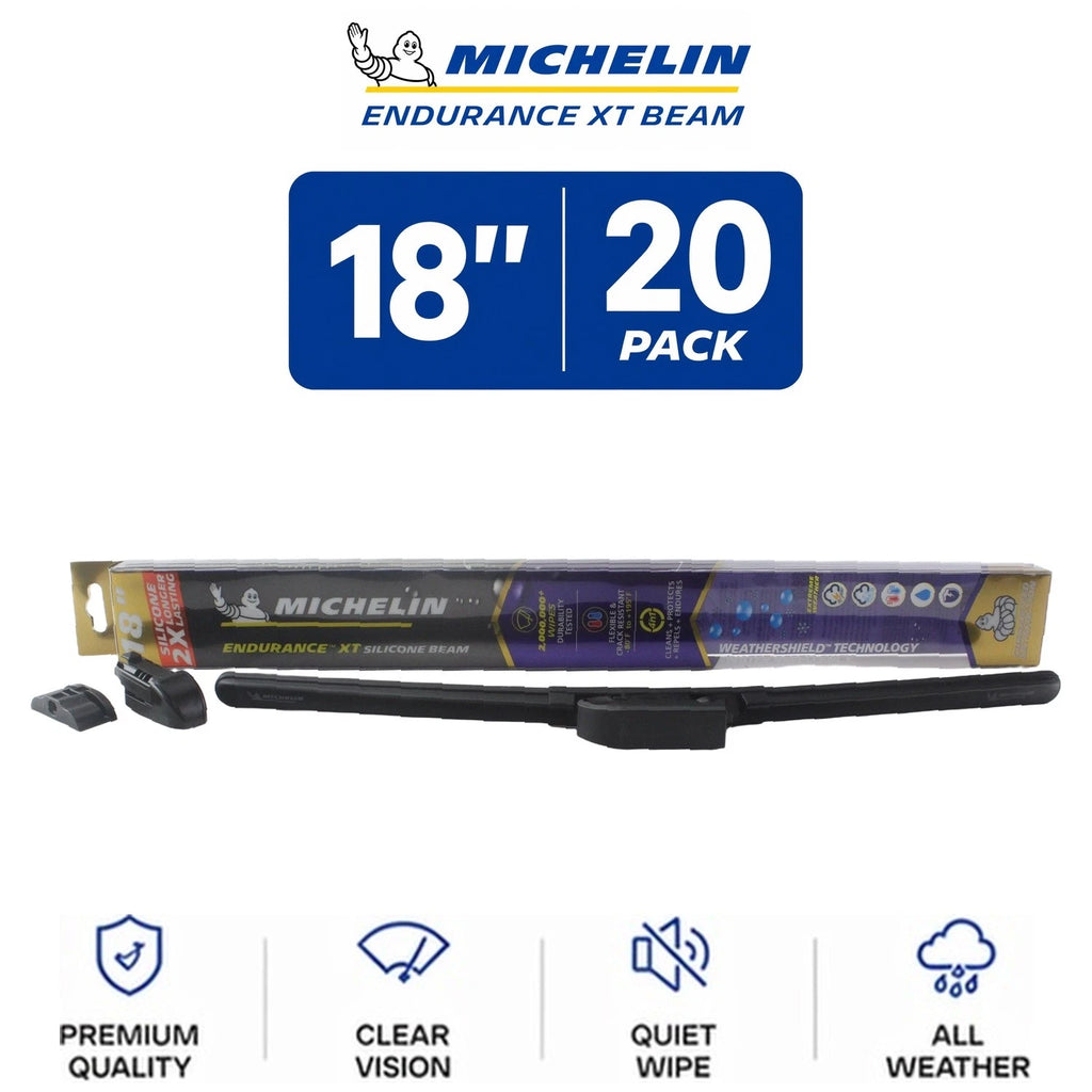 Set of 2 Michelin Endurance XT Beam Wiper Blades 18" (All-Weather)