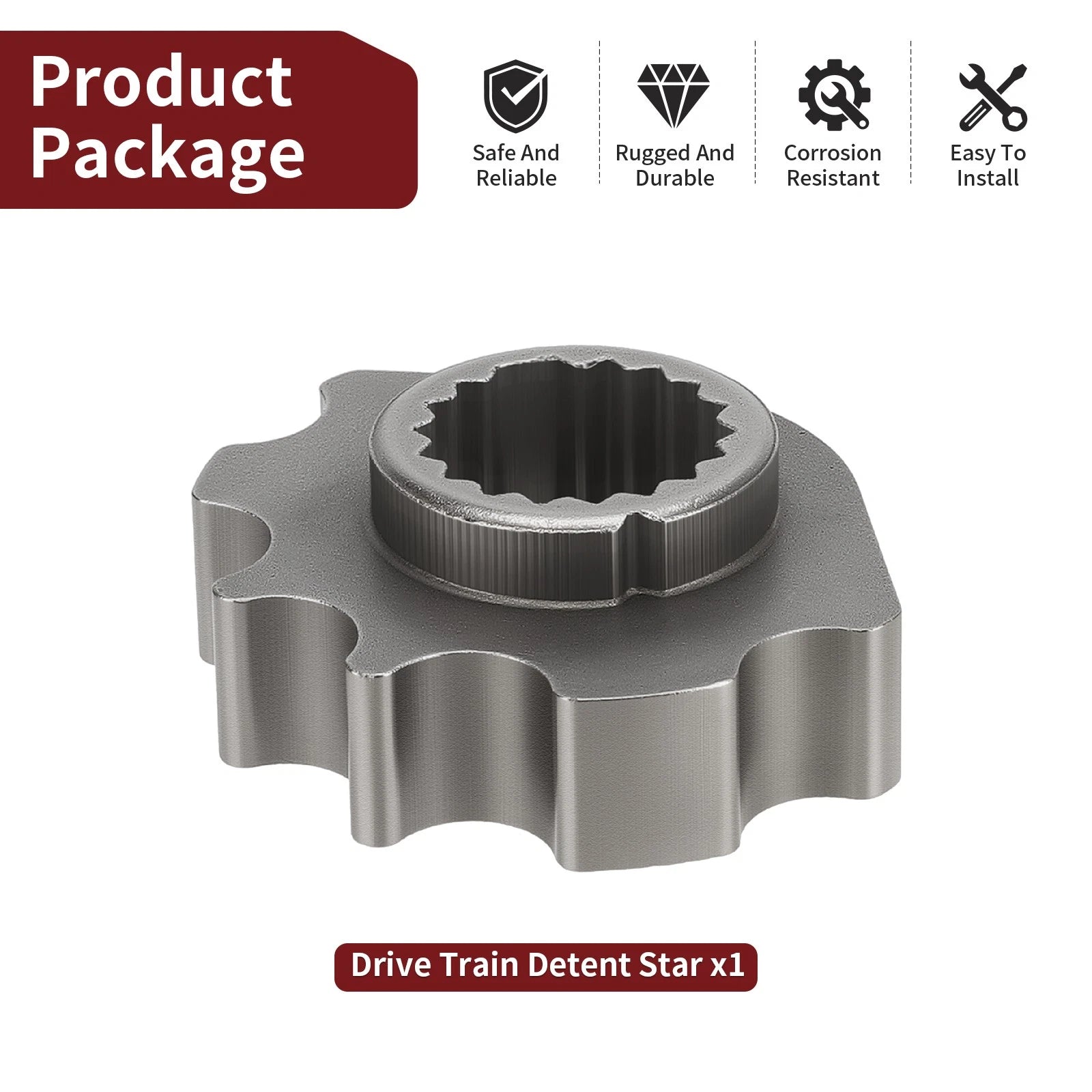 Drive Train Detent Star 3235982 for Polaris Ranger Diesel (2017–2018)