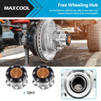 2X Free Wheeling Hubs for Toyota Landcruiser 76 78 79 105 (1998–2017)