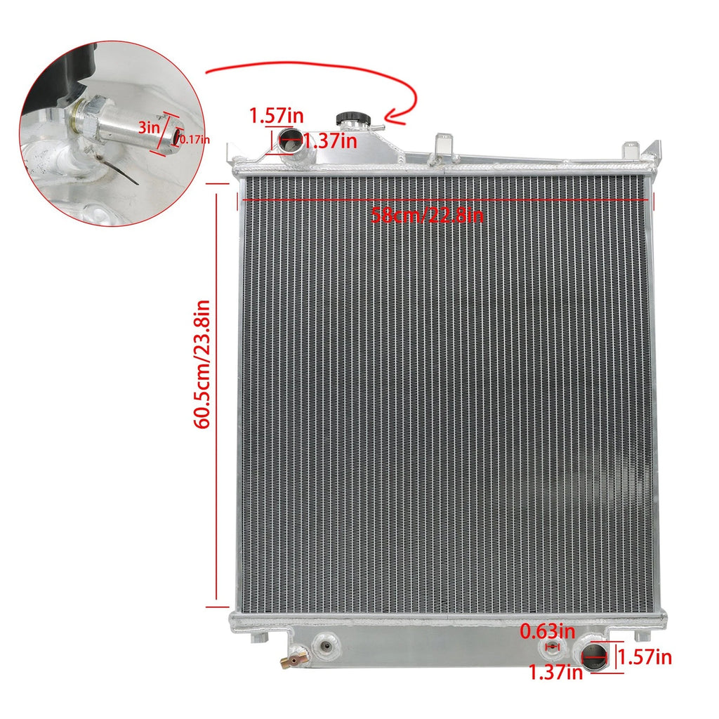 3-Row All Aluminum Radiator for Ford Explorer (2006-2010)