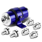 30 Micron Inline Fuel/Oil Filter + Bracket for AN6/AN8/AN10