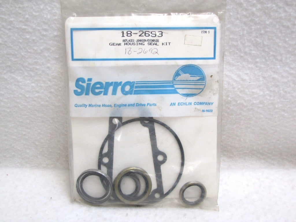 Gearbox Seal Kit for Johnson Evinrude V6 Crossflow (1976–1986) Sierra 18-2693