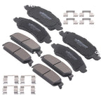 Front & Rear Ceramic Brake Pads Kit for Chevrolet Avalanche Tahoe (2008–2014)