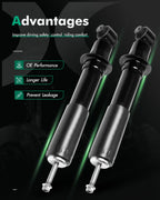 Rear Pair Shocks Struts for Chevrolet Camaro V6 (2010–2012)