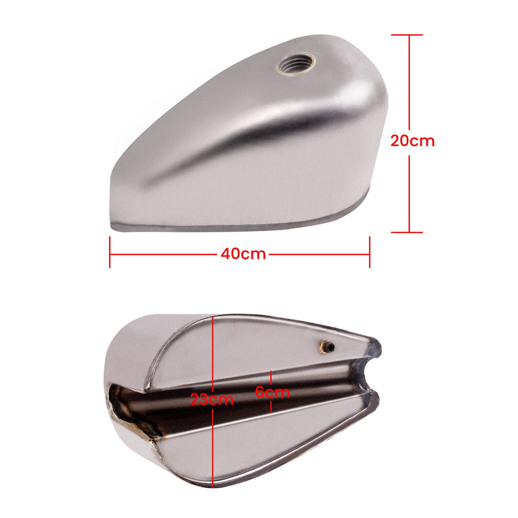 Gas Tank Kit for Harley-Davidson Sportster Ironhead (1957–1978) 2.4 Gallon 9L