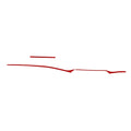 Dashboard Panel Cover Trim Strips for Kia Stinger 2018-2023 Red RHD