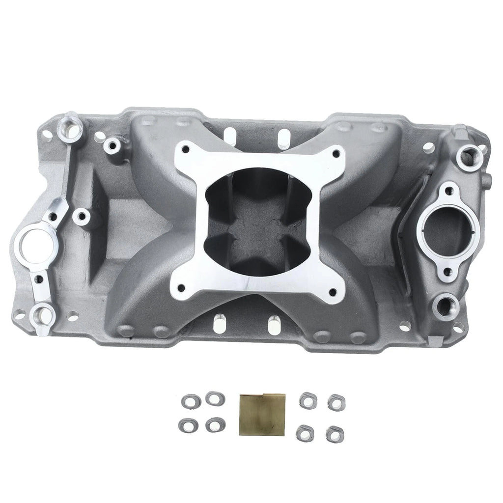 Single Plane High Rise Intake Manifold for Chevy SBC 350 (1969–1995)