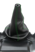 Leather Manual Shift Boot Cover for Ford Ranger (2004–2010) Green Stitch