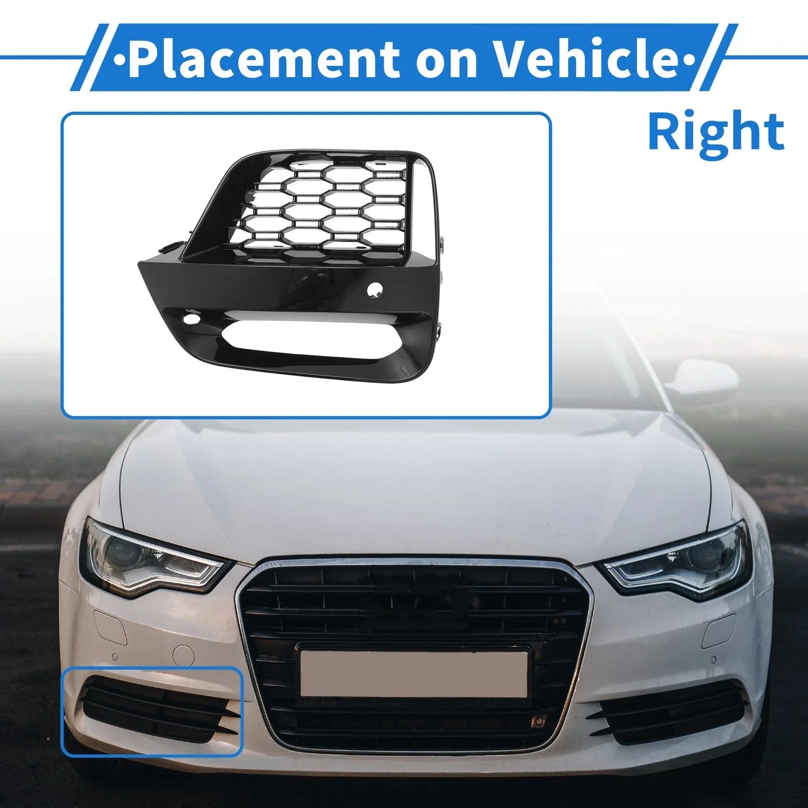 1 Pcs Front Right Fog Light Grill for BMW X3 X4 G01 G02 (2018-2021)