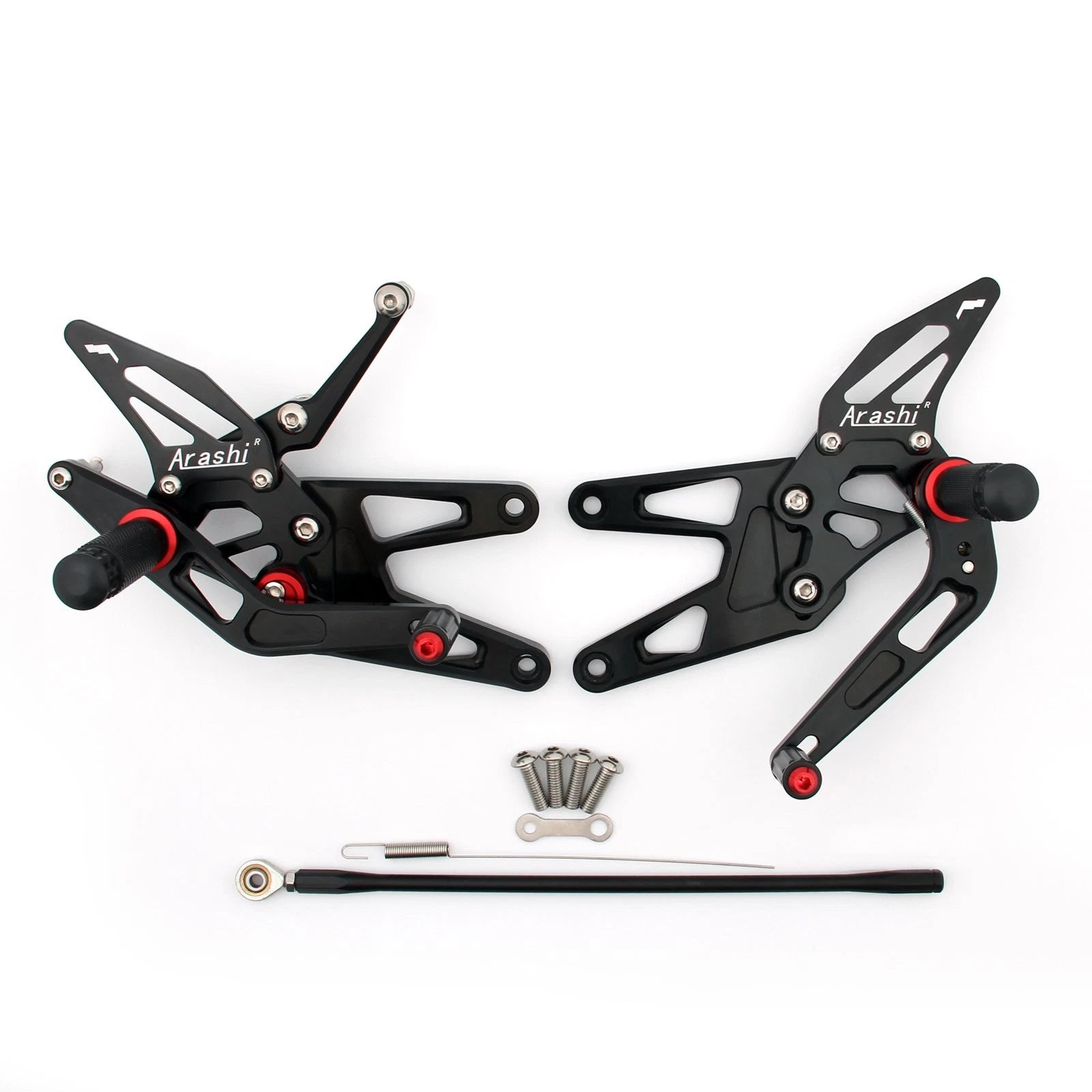 Rearset for Yamaha YZF 600 R6 (2003–2005) Black