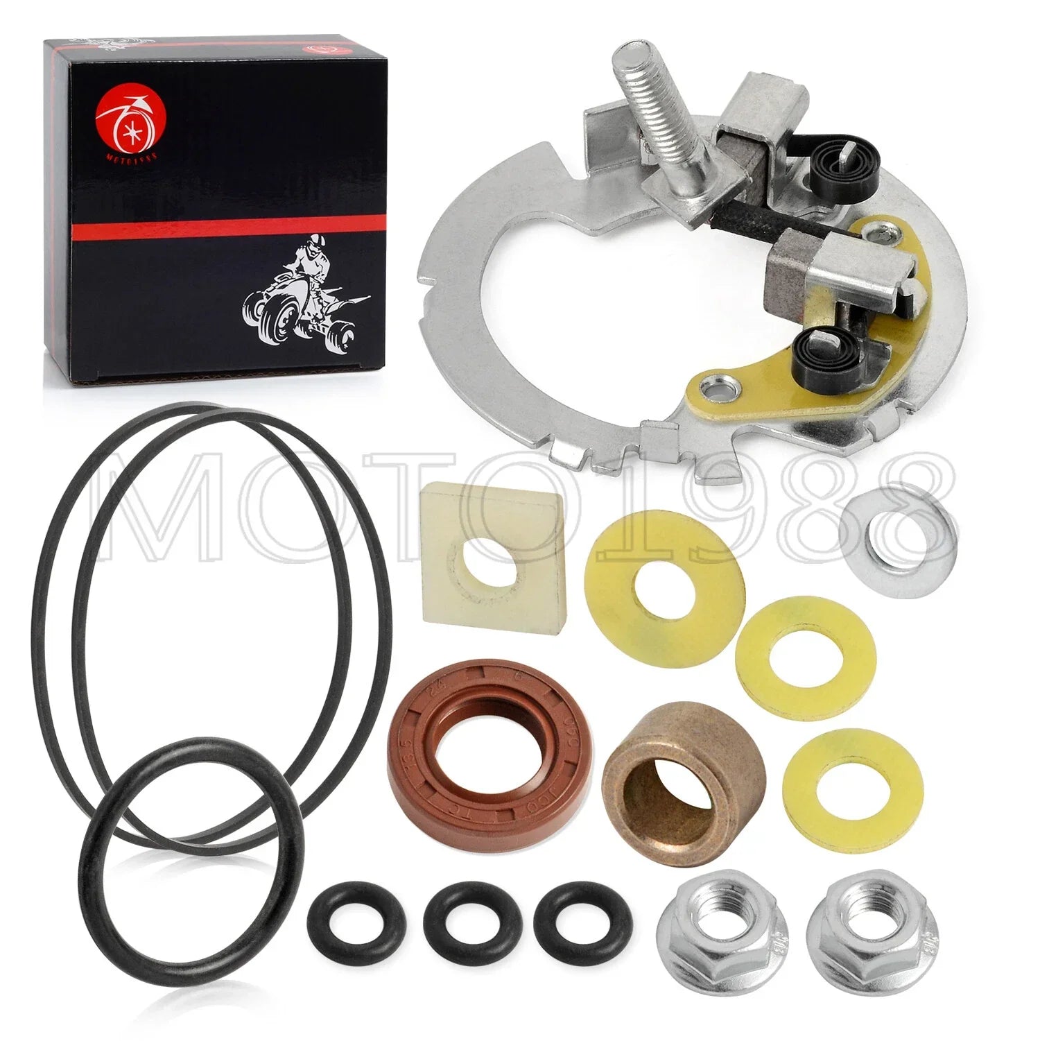 Starter Brush Holder Repair Kit 2x4 4x4 for HONDA Rancher (2000–2006)