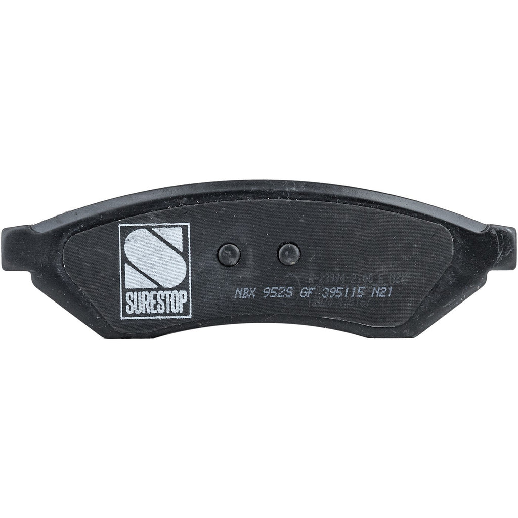 Set of 4 NAO Brake Pads for Suzuki Verona, Epica (2004–2006)