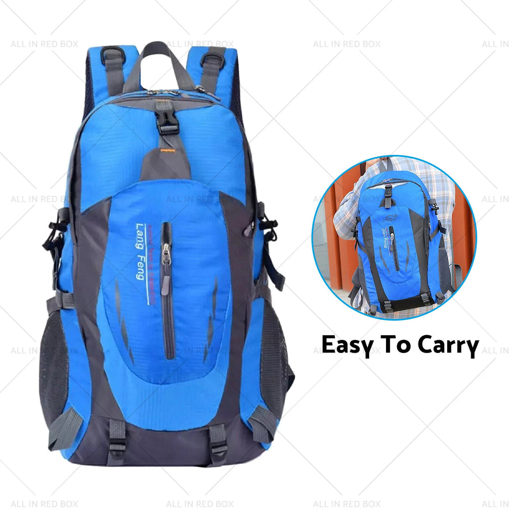 40L Hiking Backpack for Camping Travel Rock Climbing Skiing