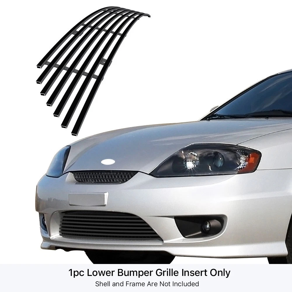 Stainless Black Billet Grille Insert for Hyundai Tiburon (2005-2006)