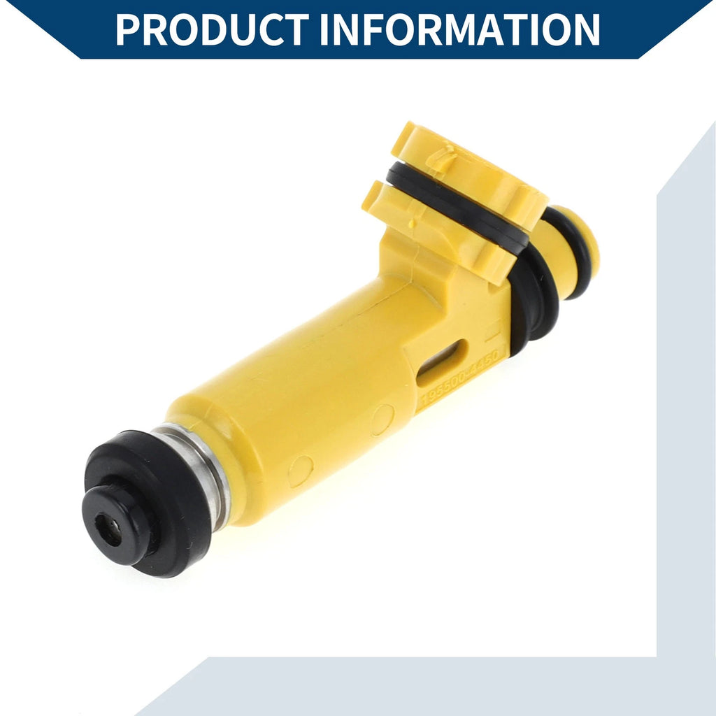 Fuel Injector No. 195500-4450 for Mazda RX-8 (2004–2008) 1 Pc Yellow