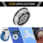 Deep Groove Ball Bearing 6301NR for Scooter Skateboard Wheel (12x37x12mm)