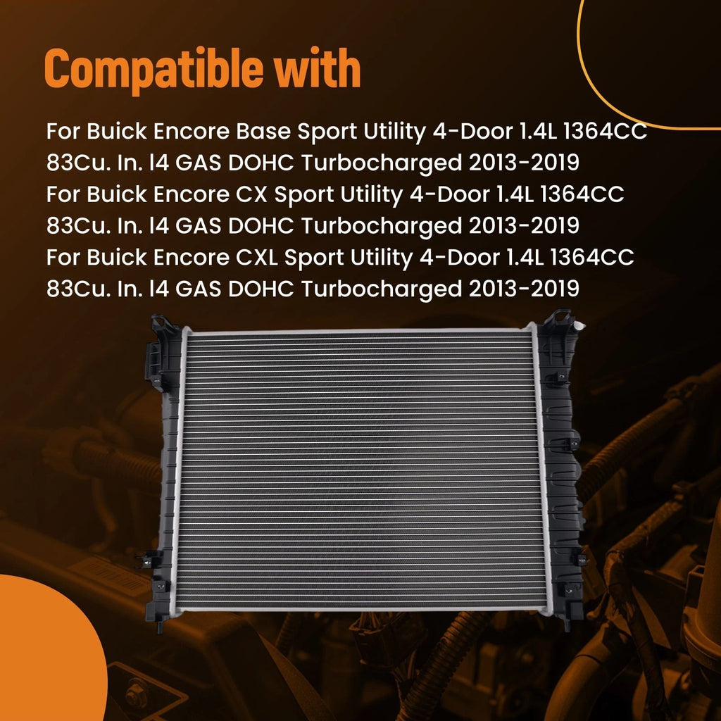 Aluminum Cooling Radiator for Buick Encore/Trax 1.4L (2013–2019) GM3010562