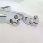 Chrome Groove Cut Heel Toe Shift Lever for Harley FL Softail (1986–Present)