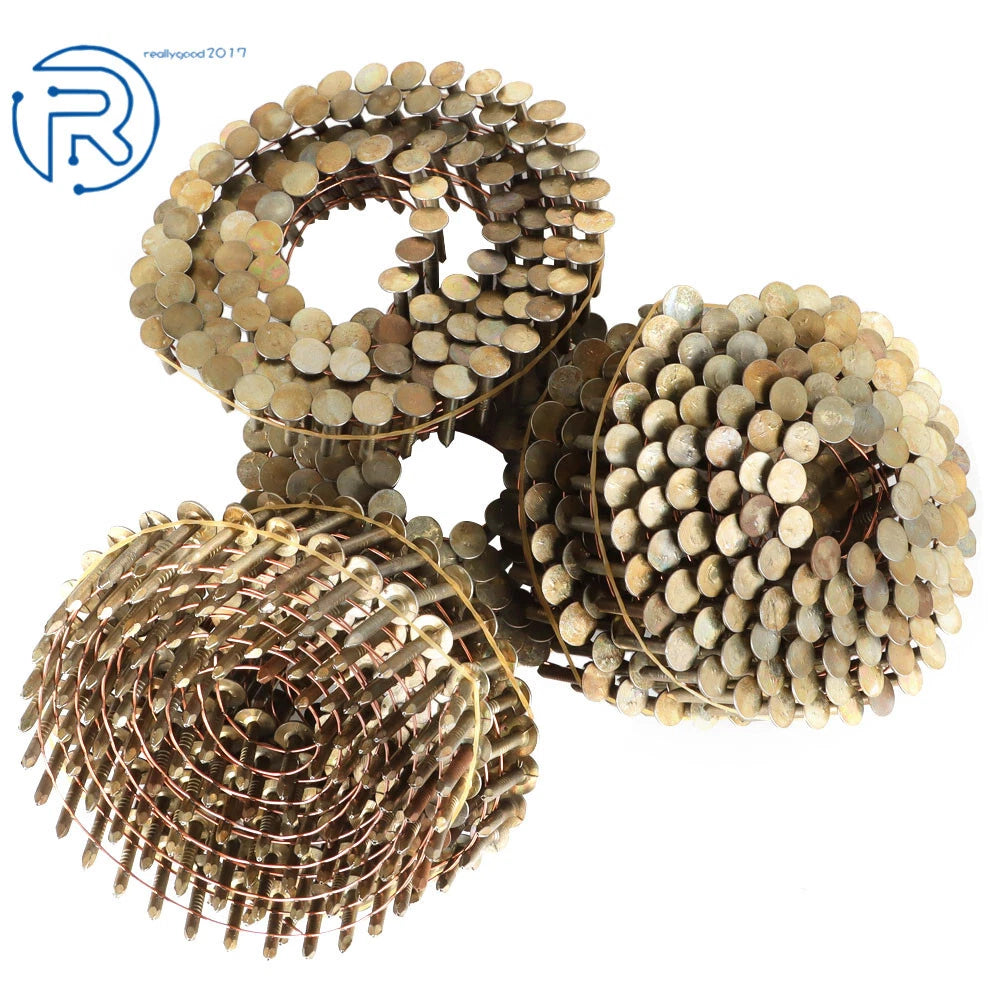 Set of 3600 Roofing Nails 3/4" Smooth Galvanized Shank 15 Degree