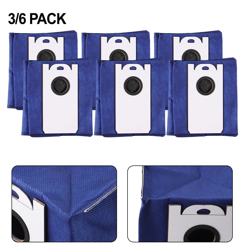 Set of 4 Replacement Dust Bags for bObsweep Ultra Vision Pet (6L)