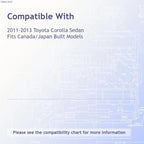 Replacement Driver Side Fog Light Bezel for Toyota Corolla Sedan (2011–2013)