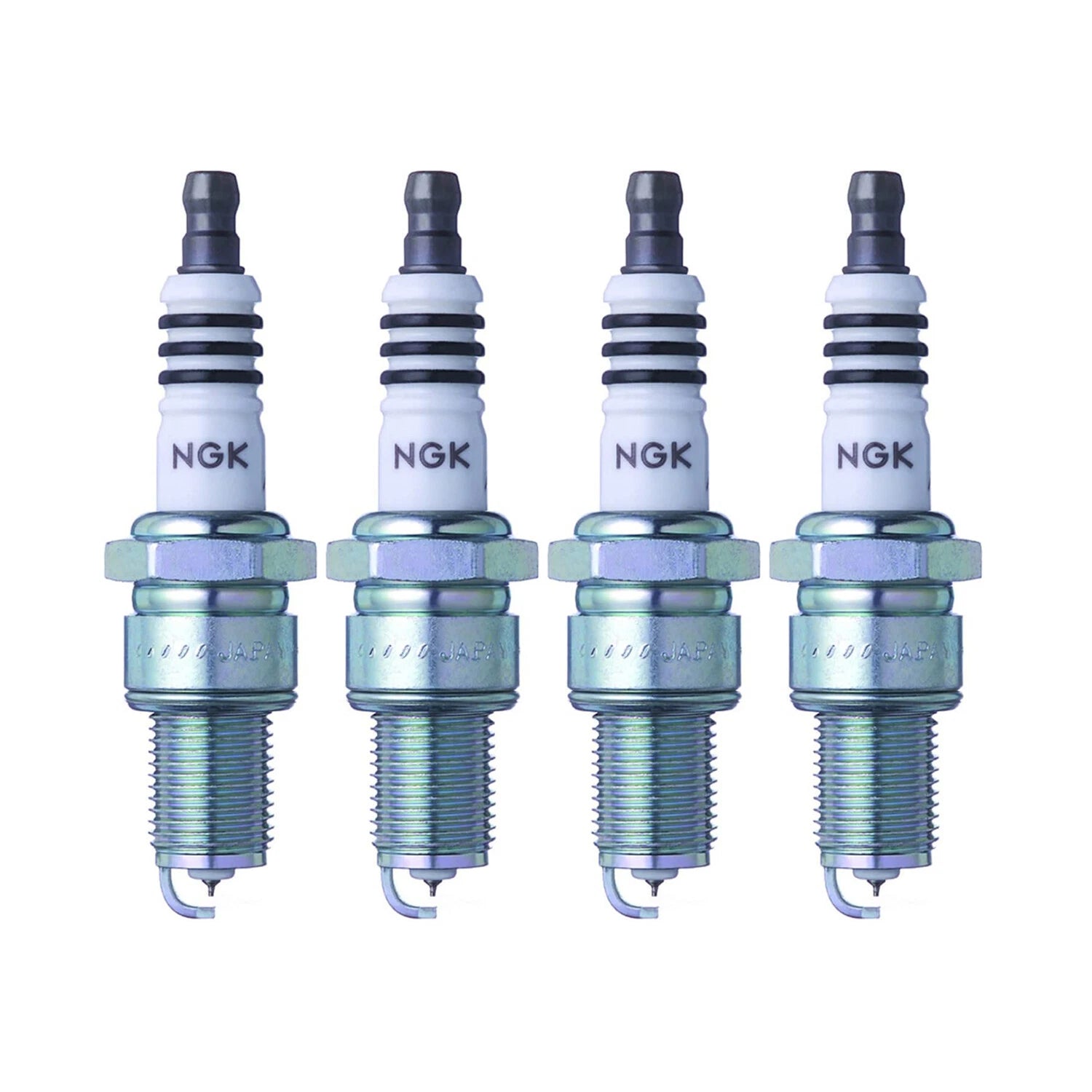 Set of 4 NGK Iridium IX Spark Plugs 7214 for Skyhawk Spectrum Courier L4 (1989–1991)